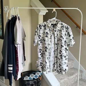 Mens short sleeve printed shirt